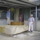 Bilog Brunnengestaltung, 350 x 250 x 100 cm, Jurakalk und Bronze, 2005