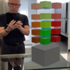 Stehle, virtuelle Skulptur, AR File eingebettet, 2023