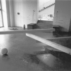 ADBK Ausstellung, Schweber, Fichte, Elementlänge 500 cm, 1989
