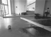 ADBK Ausstellung, Schweber, Fichte, Elementlänge 500 cm, 1989