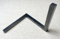 Dimensions, Hommage à Sol LeWitt, 45 cm, Stahl, 2024