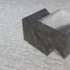 Würfelschnit diagonal, virtuelle Skulptur, AR File eingebettet, 2023