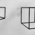 Dimensions, Relief und Kubus, ø 20 cm, Stahl, 2024