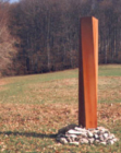 Säule A, Höhe 250 cm, Stahl, Fränkische Strasse der Skulpturen, 2003