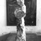 Figur, ca. 100 cm Höhe, Marmor, 1984