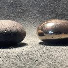 17122024, Form, Lava und Bronze, ø 49 x 28 mm, 2024