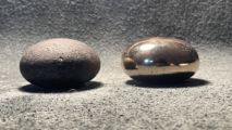 17122024, Form, Lava und Bronze, ø 49 x 28 mm, 2024
