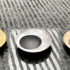 Form 00122024 , Gips, Blei und Bronze, ø 70 x 15 mm, 2024