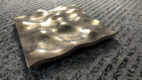 11022025 Entität, Bronze 1/2, 13 x 13 x 0,7 cm, 2025