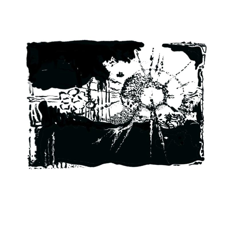 27102020 2, Tusche auf Bütten, 19 x 28 cm